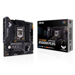ASUS TUF Gaming B560M-Plus LGA 1200 mATX Motherboard with Thunderbolt 4 and AI Noise Cancellation