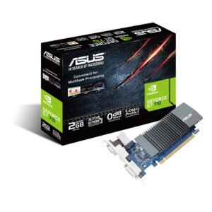 ASUS GeForce GT710 2GB GDDR5 64-Bit Graphics Card with 0db Efficient Cooling