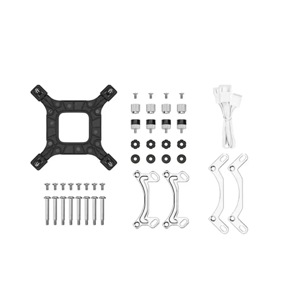 DeepCool LE240 V2 240mm A-RGB AIO CPU Liquid Cooler-White - Image 6