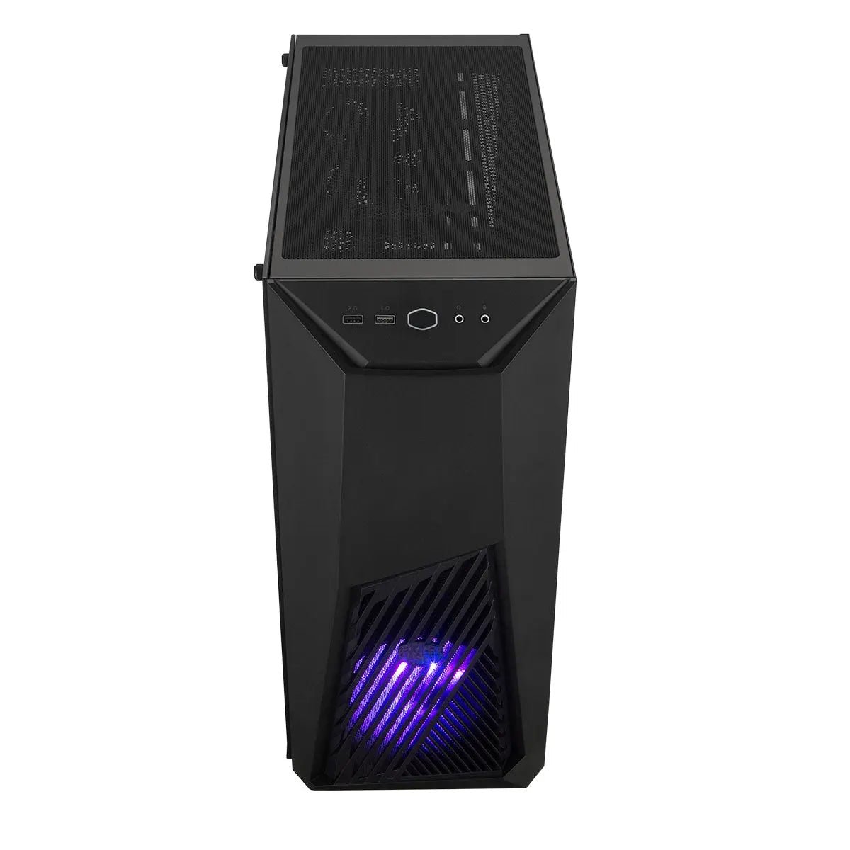 Cooler Master K501L RGB V2 Mid Tower Gaming Case with Pre-Installed RGB Fan PSU Shroud and Tempered Glass Side Panel - Image 5