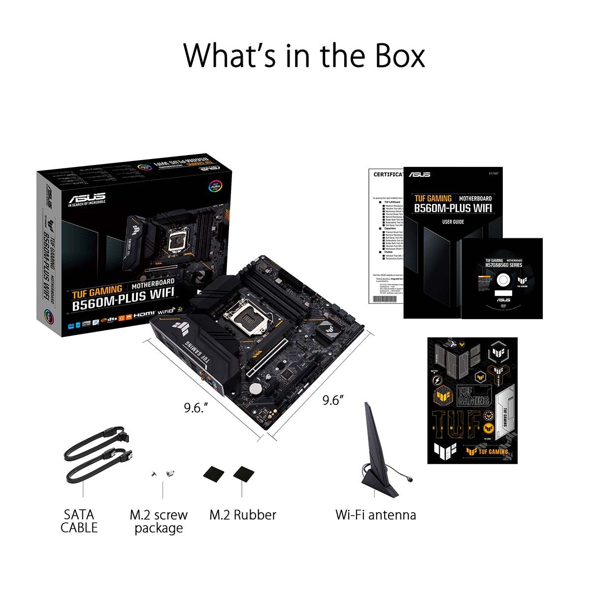 ASUS TUF Gaming B560M-Plus WiFi LGA 1200 mATX Motherboard with Thunderbolt 4 and AI Noise Cancellation - Image 6