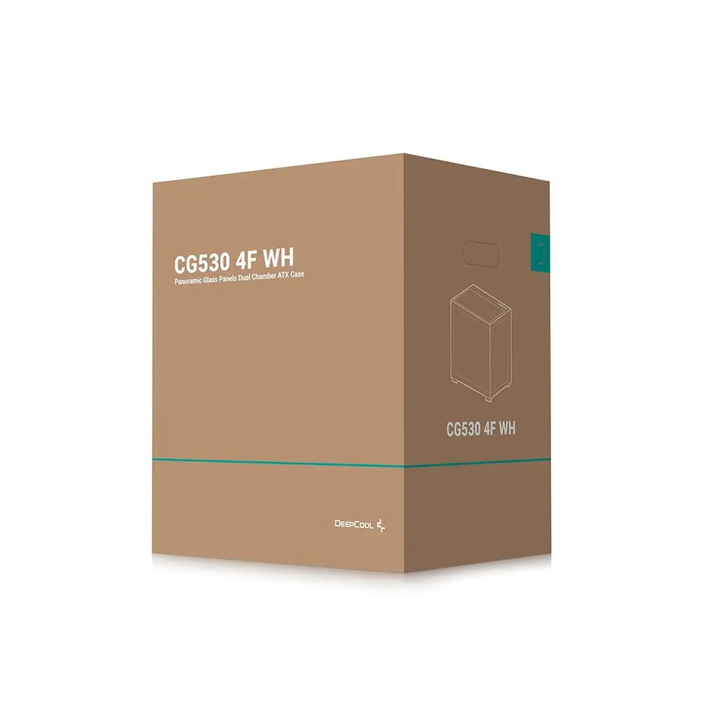 DeepCool CG530 4F Tempered Glass ATX Mid Tower Cabinet-White - Image 7