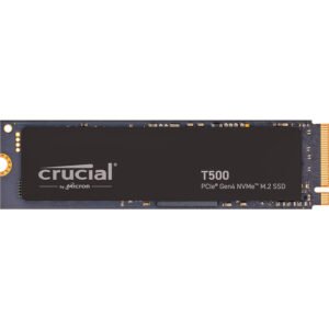 Crucial T500 4TB PCIe Gen4 x4 NVMe M.2 Internal Solid State Drive