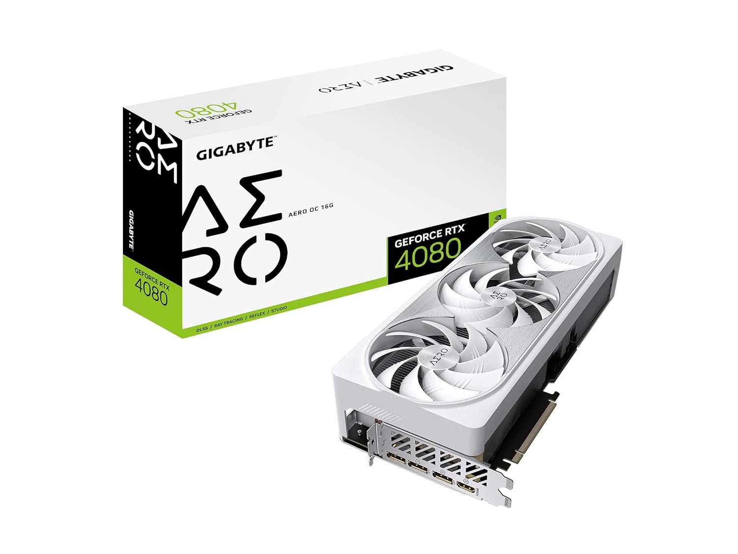 Gigabyte GeForce RTX 4080 Aero OC 16GB GDDR6X Graphic Card with 3X Windforce Fans