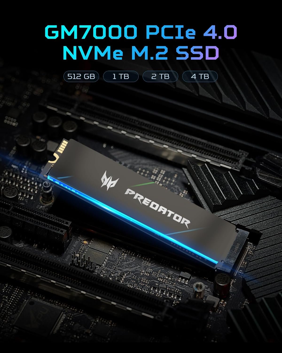 Acer Predator GM7000 2TB M.2 NVMe Gen4 Internal SSD - Image 4