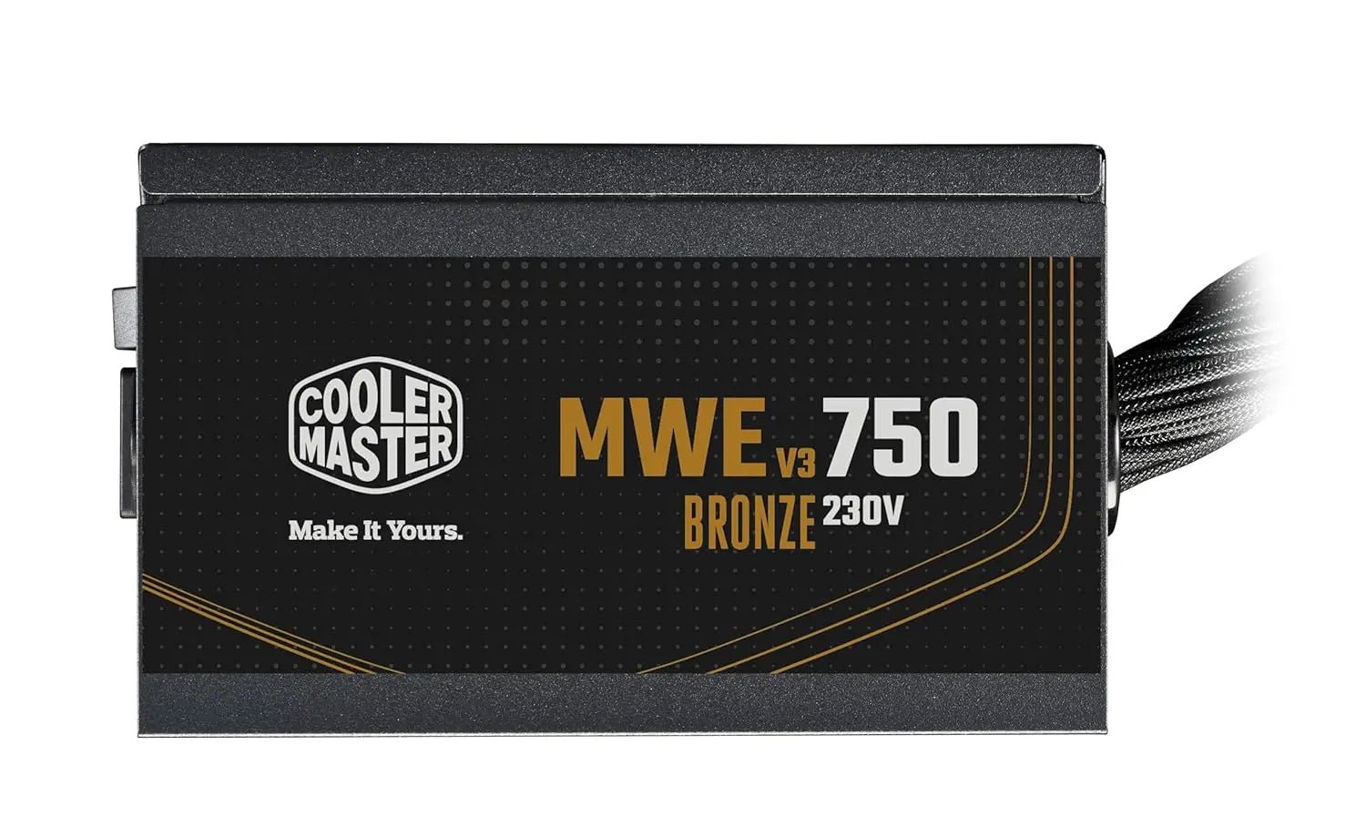 Cooler Master MWE 750 V3 230V 80 Plus Bronze Certified Non-Modular Power Supply – Black