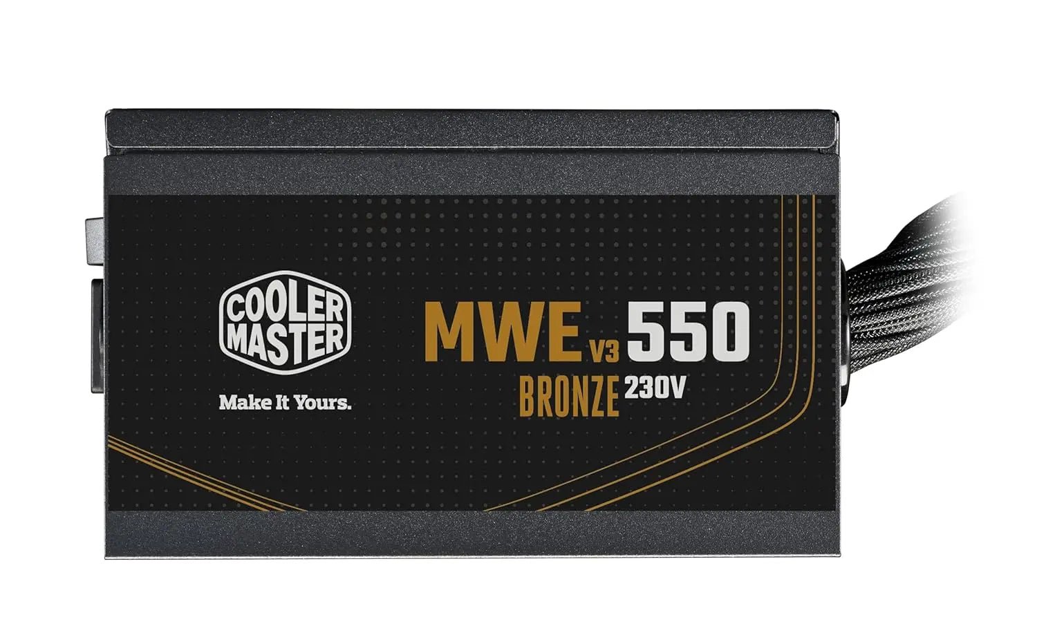 Cooler Master MWE Bronze 550 V3 550W ATX Non Modular Power Supply Unit - Black