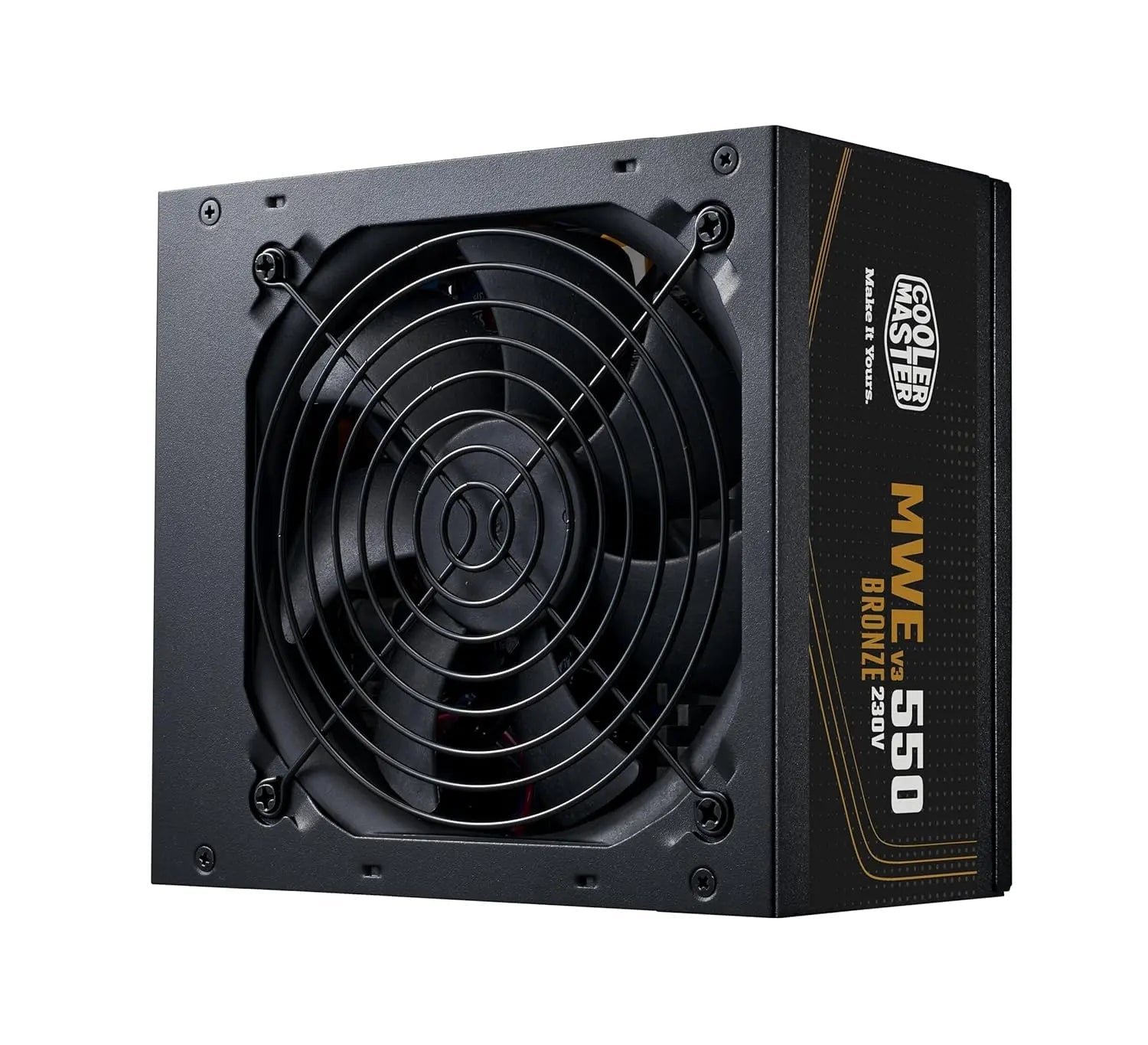 Cooler Master MWE Bronze 550 V3 550W ATX Non Modular Power Supply Unit - Black - Image 2