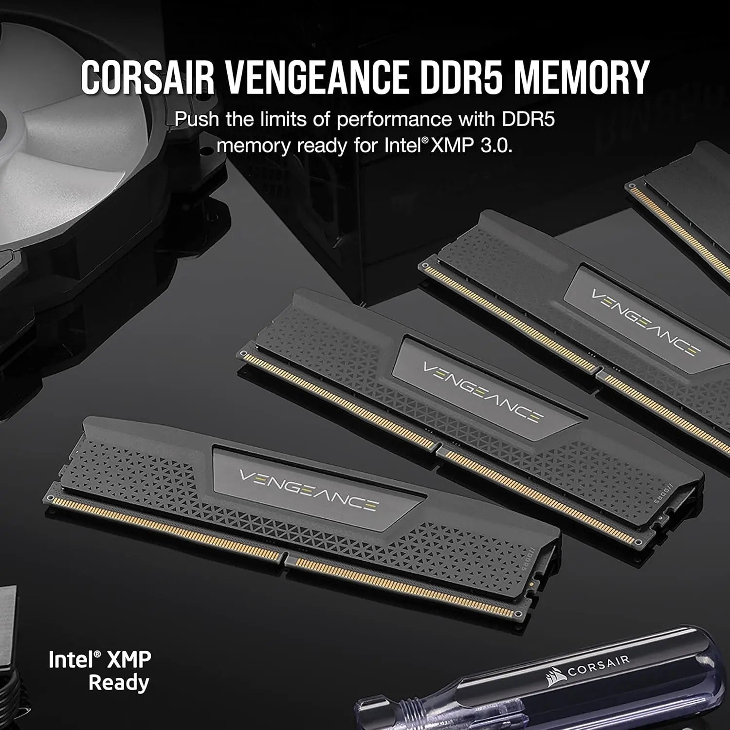 CORSAIR VENGEANCE 32GB (2x16GB) DDR5 DRAM 6000MHz CL36 Desktop Memory - Image 2