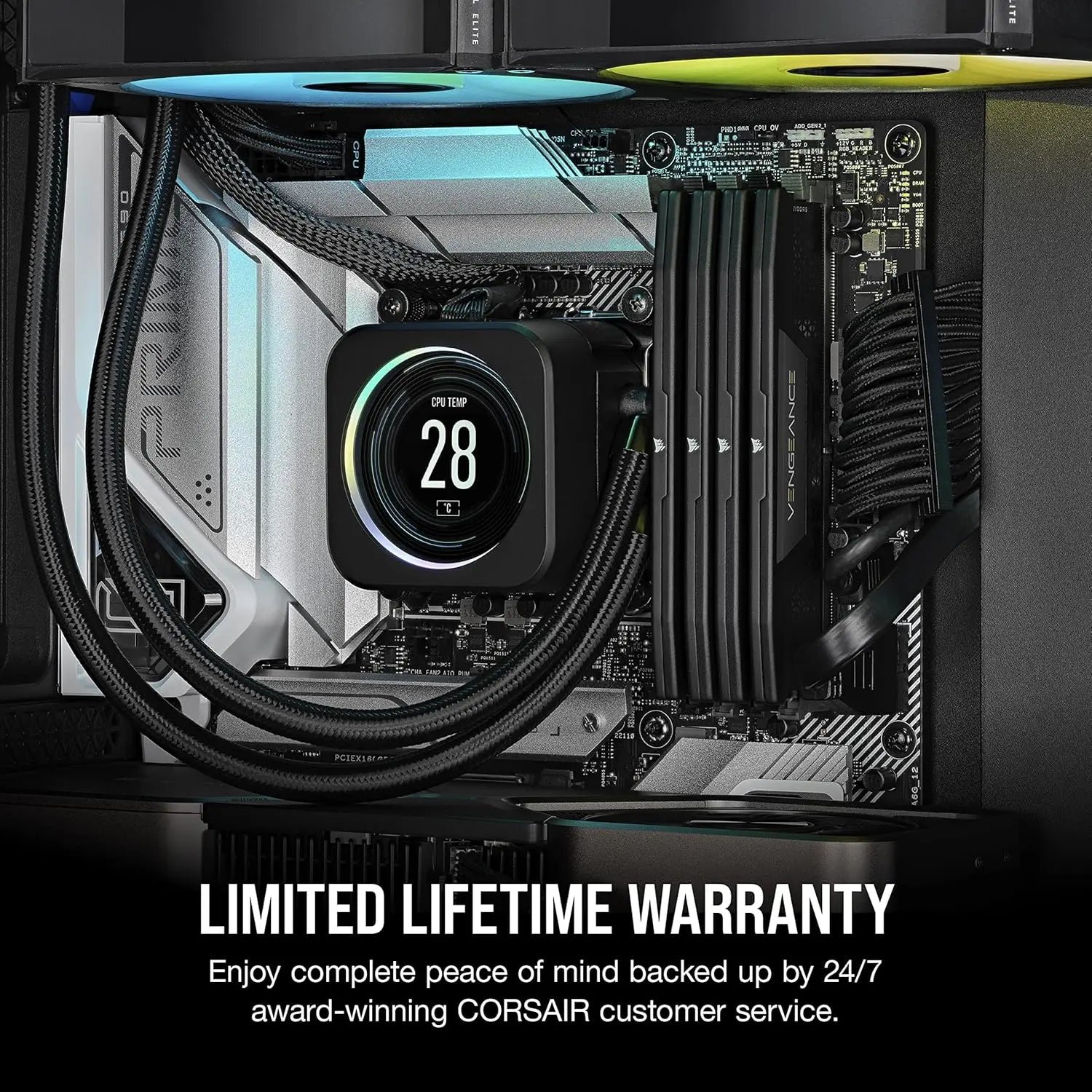 CORSAIR VENGEANCE 32GB (2x16GB) DDR5 DRAM 7000MHz CL40 Desktop Memory - Black - Image 7