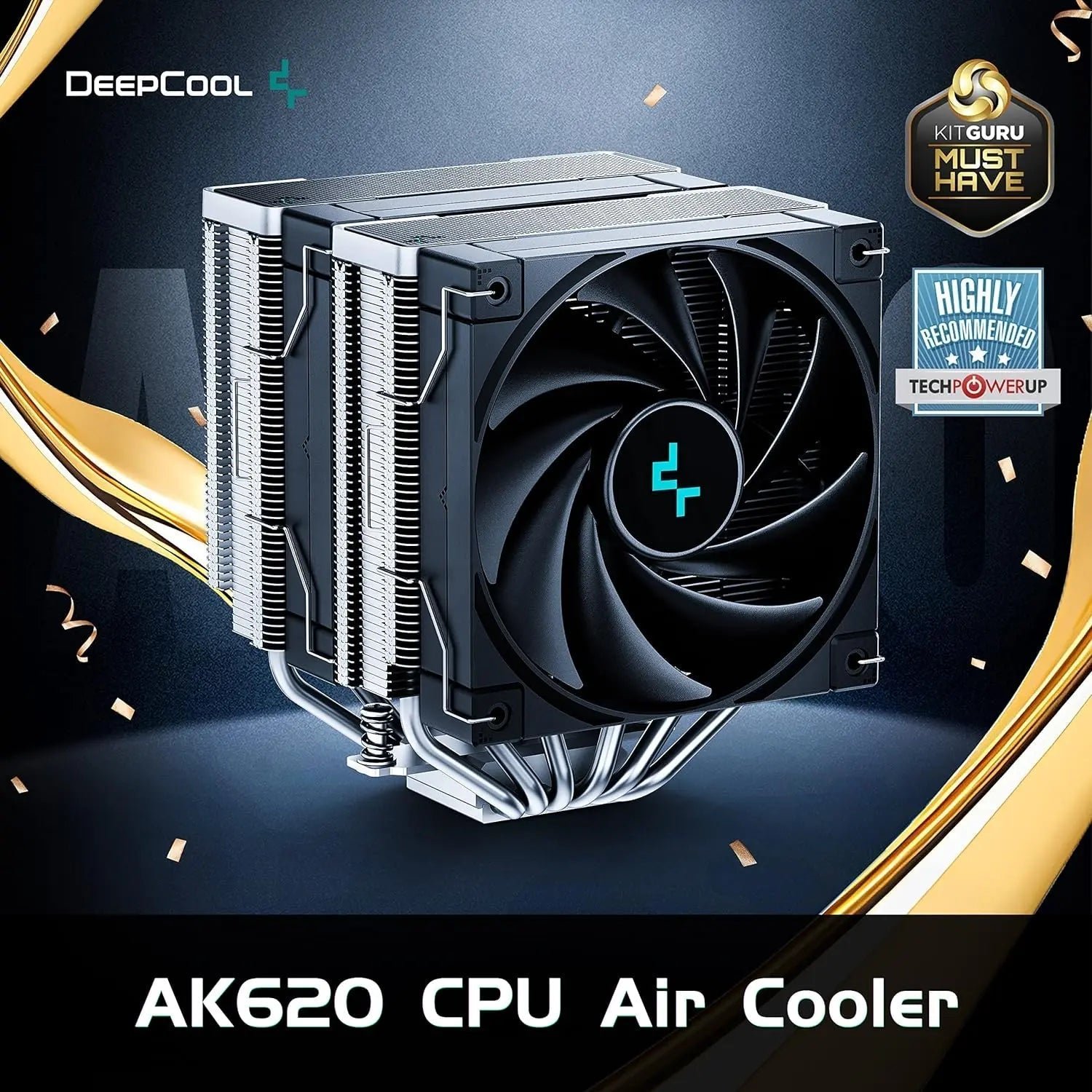 DeepCool AK620 High Performance 120mm PWM Fans Dual-Tower CPU Air Cooler - Image 2