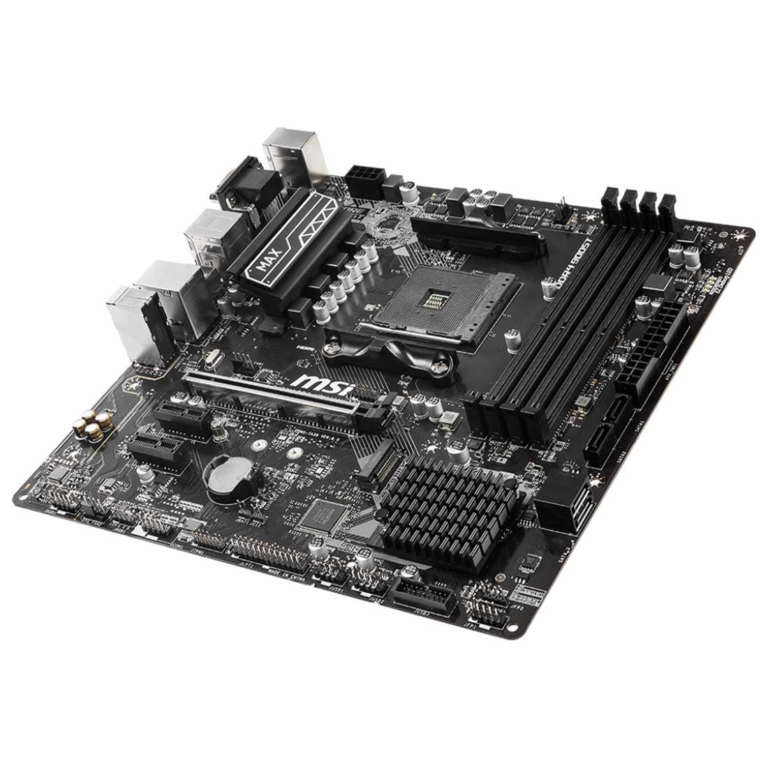 MSI B450M PRO-VDH MAX AM4 Socket Dual Channel DDR4 Micro-ATX Gaming Motherboard - Image 4