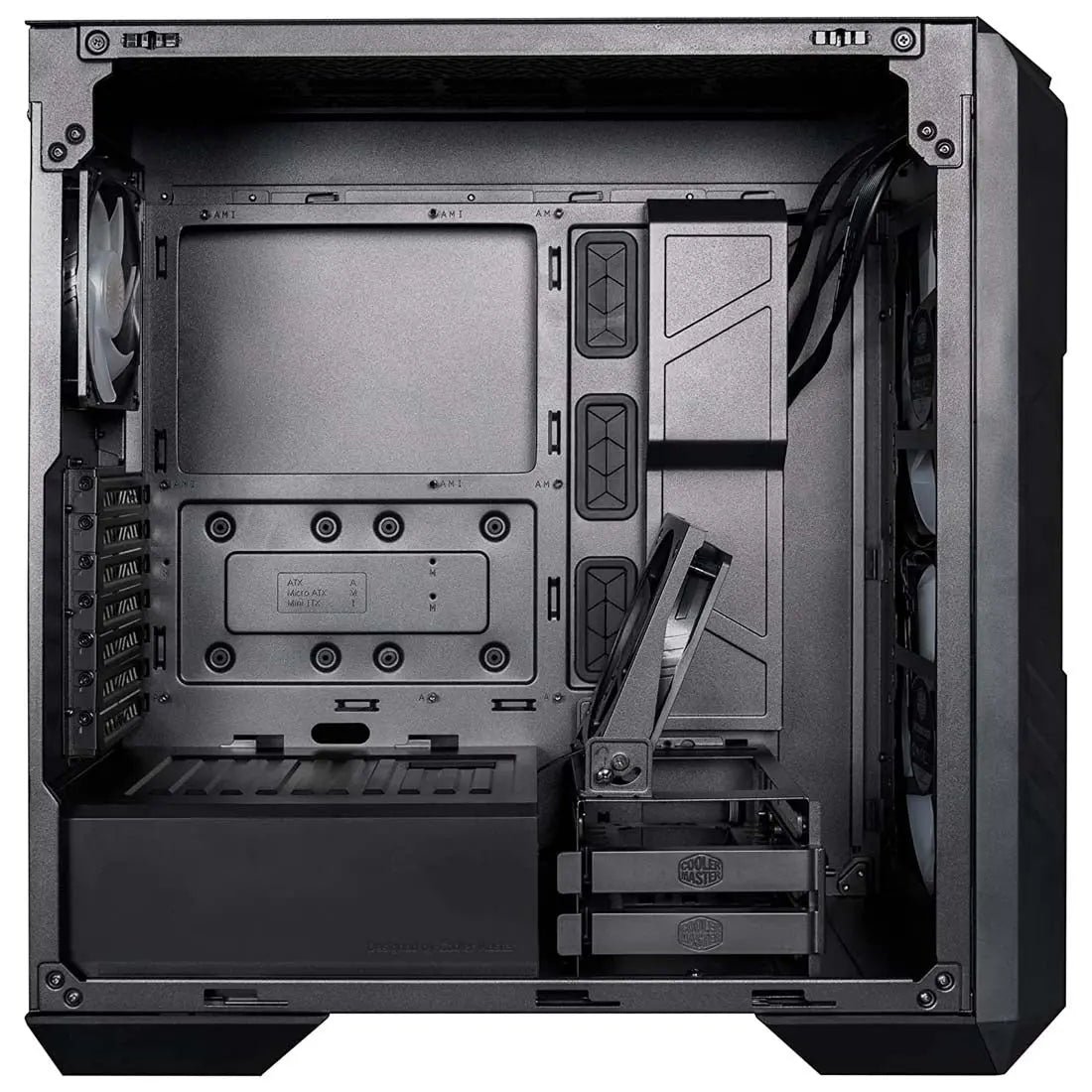 Cooler Master HAF 500 Mid-Tower Gaming Cabinet with Dual ARGB Fans and inbuilt ARGB PWM Controller - Image 4