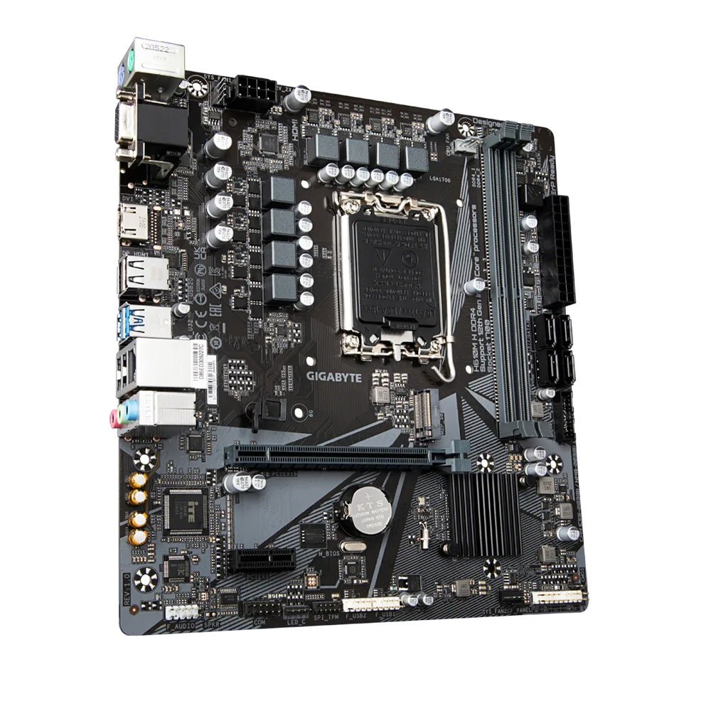 GIGABYTE H610M H DDR4 Intel H610 LGA 1700 Micro-ATX Motherboard - Image 3