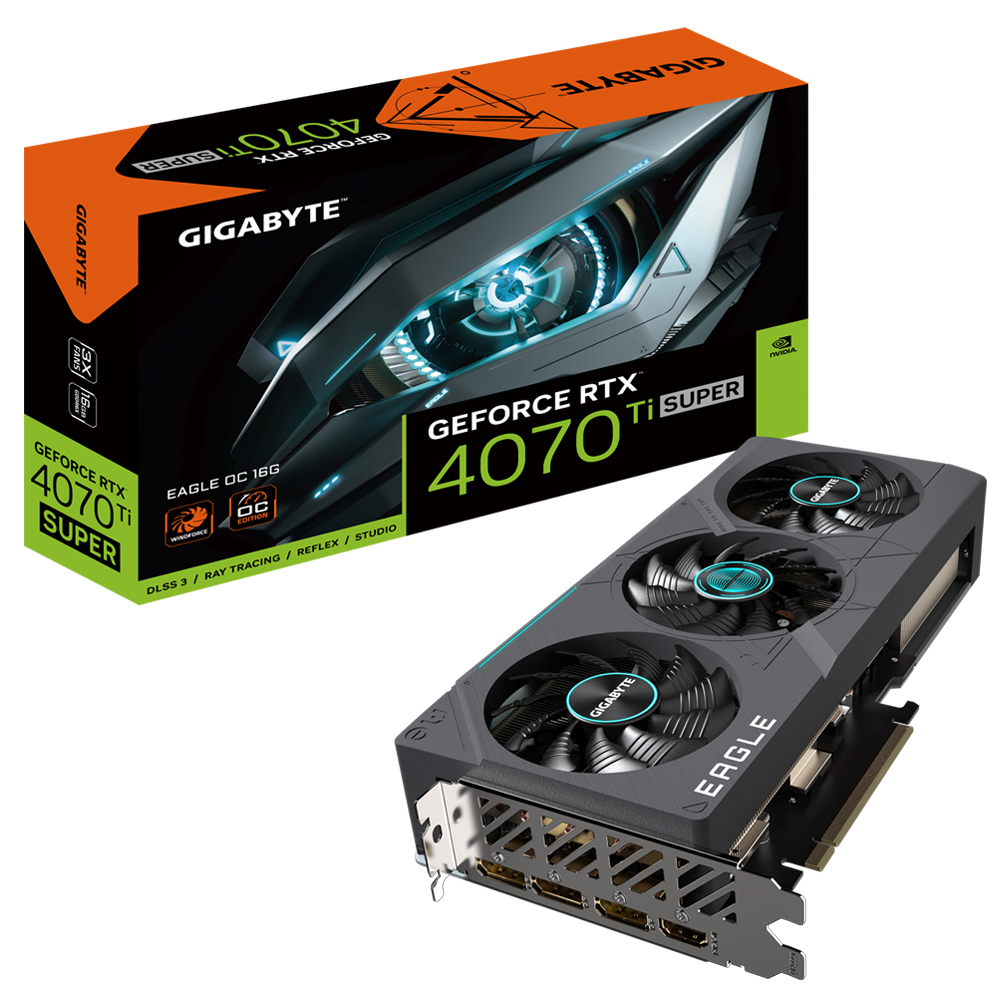 GIGABYTE GeForce RTX 4070 Ti Super Eagle OC 16GB 256-bit GDDR6X Graphics Card - Image 8