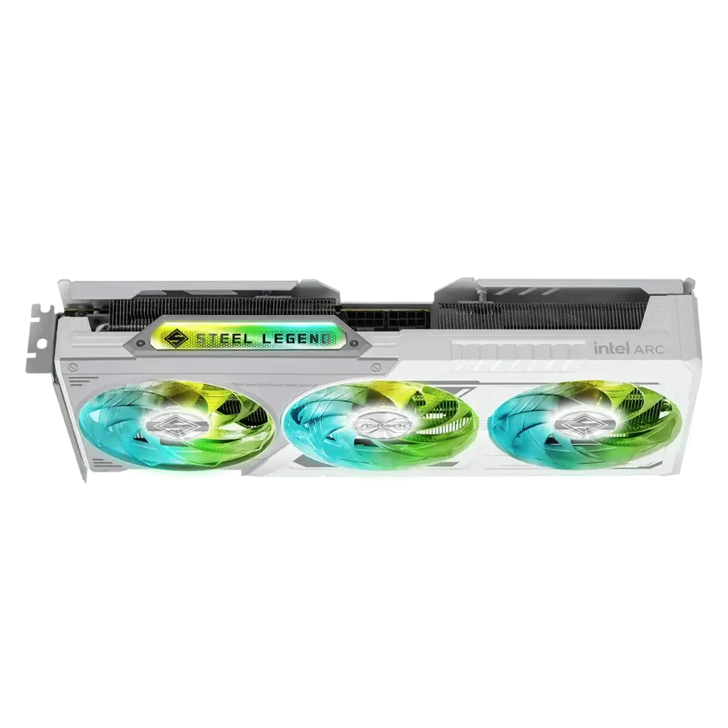 ASRock Intel Arc B580 Steel Legend 12GB OC GDDR6 192-Bit Graphics Card - Image 3