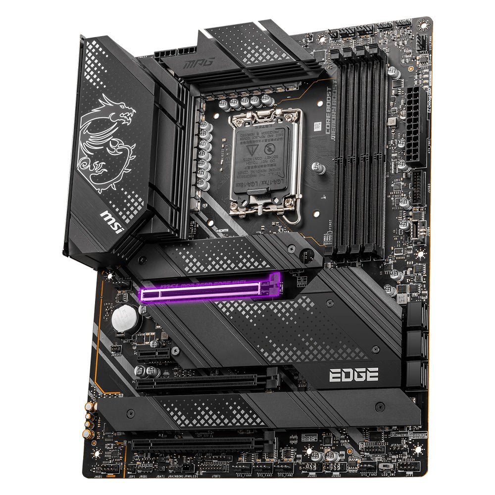 MSI MPG Z690 EDGE WIFI DDR5 Intel Z690 LGA 1700 ATX Motherboard with PCIe 5.0 and 4 M.2 Slot - Image 4