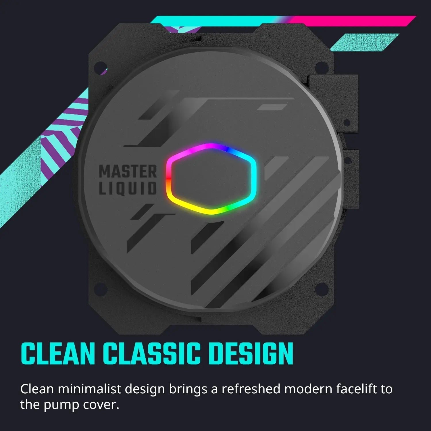 Cooler Master Masterliquid 360L Core ARGB 360mm AIO CPU Liquid Cooler - Image 7