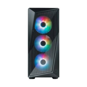 Cooler Master CMP520 Mesh High Airflow Gaming Computer Cabinet with 3 Pre-Installed ARGB Fans