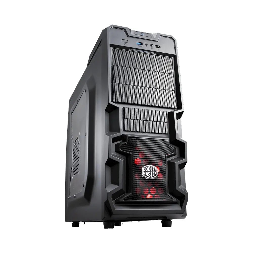 Cooler Master K380 ATX Mid-Tower Cabinet with Pre-Installed 120mm LED Fan - Image 2