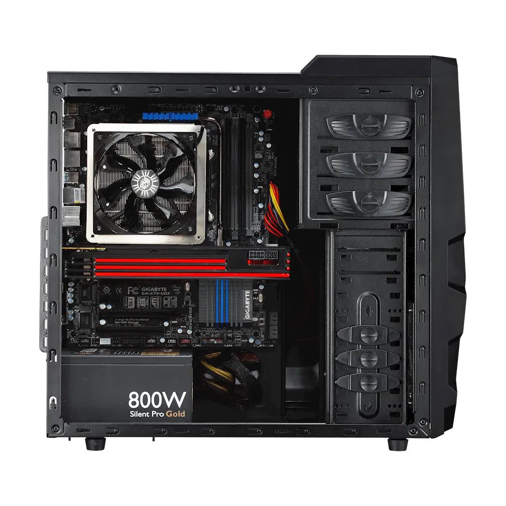 Cooler Master K380 ATX Mid-Tower Cabinet with Pre-Installed 120mm LED Fan - Image 5