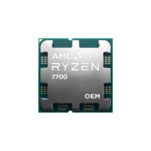 AMD Ryzen 7 7700 Desktop Processor 8 Cores up to 5.3GHz 40MB Cache AM5 Socket with Radeon Graphics (Tray)