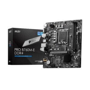 MSI PRO B760M-E DDR4 Intel B760 LGA 1700 Micro-ATX Motherboard