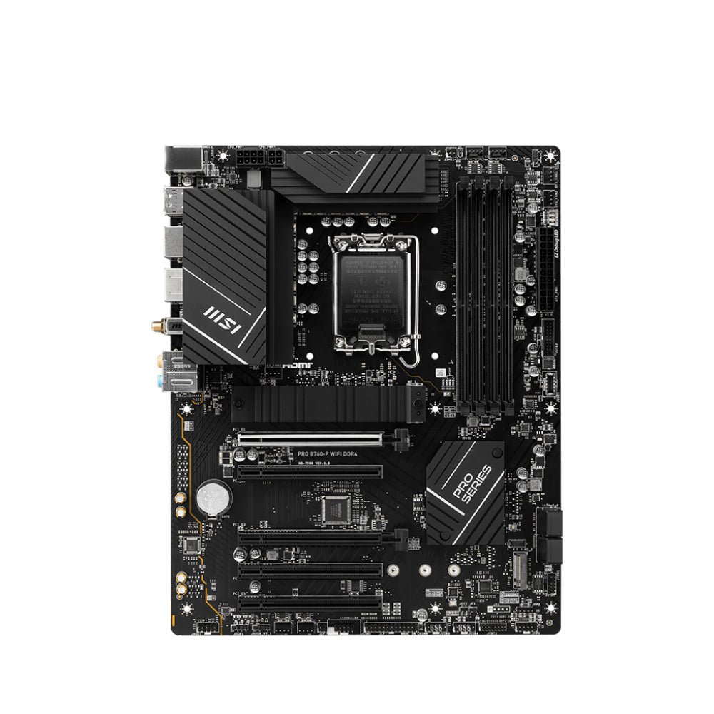 MSI PRO B760-P WIFI DDR4 Intel B760 LGA 1700 ATX Motherboard - Image 2
