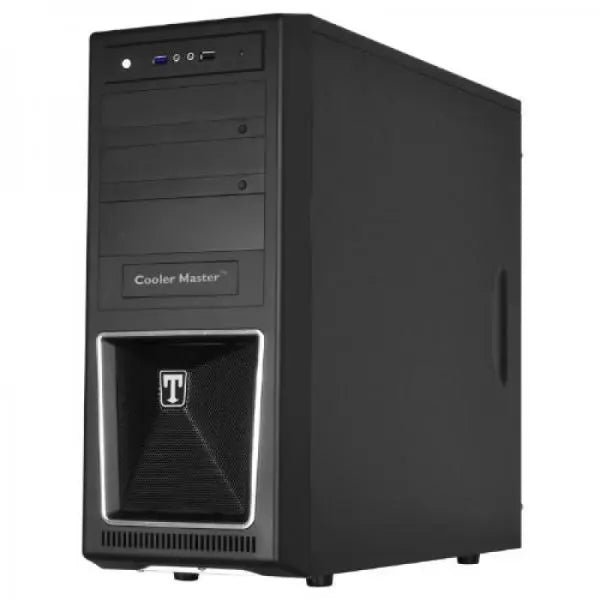 Cooler Master ELITE 310C ATX Mid Tower Cabinet with 120mm Fan and USB 3.0 Ports - Black - Image 3